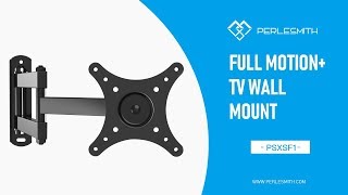 PSXSF1 Full Motion TV Wall Mount 360° Rotation for 10quot  30quot TVs  PERLESMITH [upl. by Nairad]