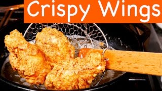 Crispy Fried Chicken Wings Recipe [upl. by Leta]