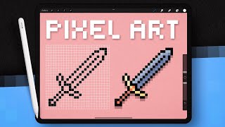 How To Make PIXEL ART in Procreate Full Beginner Guide [upl. by Gujral325]