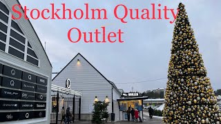 Sweden Stockholm Barkarby Quality Outlet walking tour 4K [upl. by Heinrike]