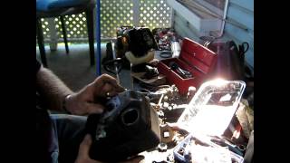 Making carburetor gasket using plastic template [upl. by Madancy735]