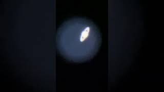 Live view of Saturn through my telescope shorts fyp [upl. by Reivax]