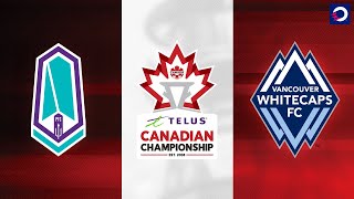 HIGHLIGHTS Pacific FC vs Vancouver Whitecaps  2024 TELUS CanChamp Leg 1 July 10 2024 [upl. by Clarita]