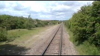 Rear Cabview Claydon  Quainton Road 140511 Hastings DEMU 1001 [upl. by Ahsaetan]