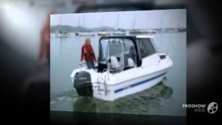 Drago boats 545 fishing messepreis power boat pilothouse boat year  2015 [upl. by Annoval124]