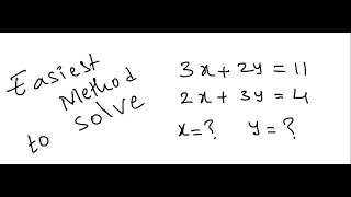 METHOD OF ELIMINATION BY EQUATING THE COEFFICIENTS [upl. by Griffith]