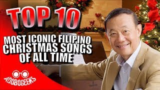 Top 10 Most Iconic Filipino Christmas Songs of All Time [upl. by Humfried]