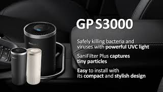 PHILIPS Car Air Purifier GoPure Style 3601  3602 [upl. by Atires767]