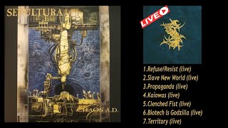 Sepultura  Chaos AD Full Album bonus tracks Live Vinyl Addiction HQ [upl. by Lucian918]