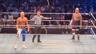 Cody Rhodes vs Solo Sikoa  WWE Live Event [upl. by Nennek212]