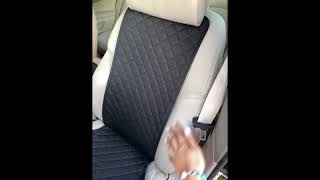 Review IVICY Linen Car Seat Cover for All Seasons Soft amp Breathable Front Premium Covers with NonSl [upl. by Johannes741]