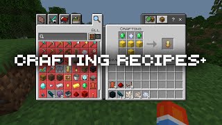 Crafting Recipes  Minecraft Bedrock AddOn Trailer [upl. by Erland865]