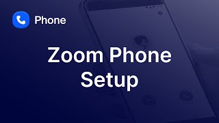 Initial Zoom Phone Setup [upl. by Carlynn828]