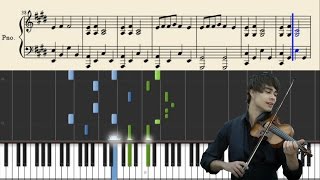 Alexander Rybak  Fairytale  Piano Tutorial  Sheets [upl. by Ummersen]