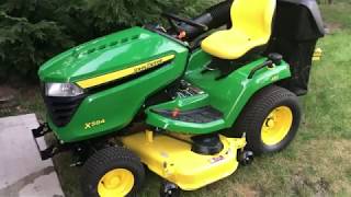 2019 John Deere X584 Select Series tractor introduction [upl. by Stafford]