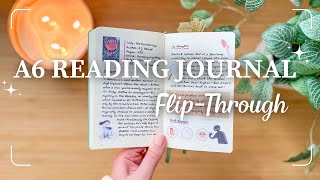 A6 READING JOURNAL FLIP THROUGH  review for 2025 [upl. by Amalee478]