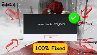 How To Fix Naraka Bladepoint Please Disable HVCIKMCI [upl. by Sairu]