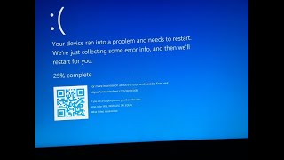 Your device ran into a problem and need to restart error in windows 1110 [upl. by Areip]