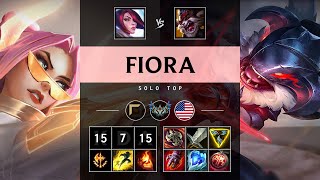 Fiora Top vs Kled Triple Kill Dominating  NA Challenger Patch 1418 [upl. by Atworth]