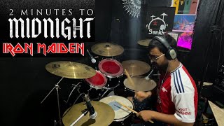 2 Minutes to Midnight  Iron Maiden  Nicko Mcbrian Drum Cover [upl. by Elleinad]