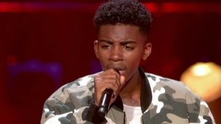 The Voice Holland 2015 2016  Gideon Luciana Performs Hero  Best Blind Auditions [upl. by Myers955]