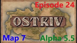 Ostriv  Map 7  Episode 24  More work on the Graveyard and setting up Stables [upl. by Chlo]