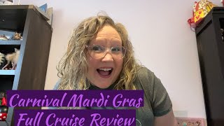 Carnival Mardi Gras Cruise Review [upl. by Eelyk]