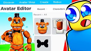 I Made The Most REALISTIC Freddy Fazbear Avatar FNAF Roblox Avatar [upl. by Gudren]