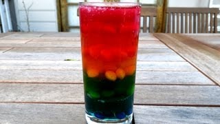 RAINBOW GUMMY SKITTLES IN A GLASS [upl. by Pigeon180]