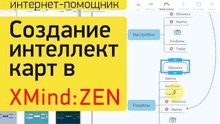 Создание интеллекткарт в программе XMind ZEN [upl. by Tobin277]