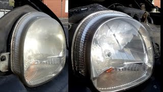 Poliranje farova za samo 15kn How to Restore Headlights for only 2€ [upl. by Asnarepse781]