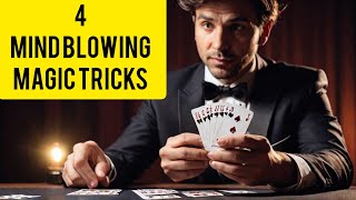 4 Easy Magic Tricks  REVEALED [upl. by Eniloj]