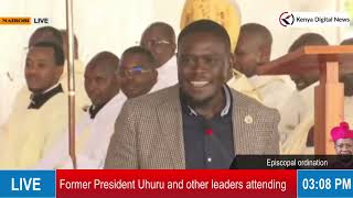 Sakajas great remarks in front of Former President Uhuru Kenyatta at St Marys Msongari [upl. by Farmer]