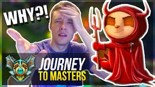 TROLLED BY SATAN HIMSELF  Journey To Masters 11  League of Legends [upl. by Drwde901]