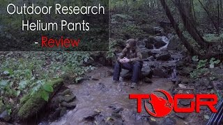 Will They Keep You Dry  Outdoor Research Helium Pants  Review [upl. by Coyle]