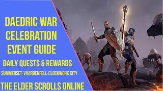 ESO Daedric War Celebration Event Guide 2022 [upl. by Van3]