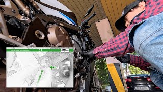 s1000r 프레임 슬라이더 설치 하기 evotech frame silder install [upl. by Gherardi]