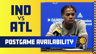 Indiana Pacers Postgame Media Availability vs Atlanta Hawks  December 27 2022 [upl. by Ghiselin]