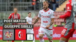 CremoneseBari  Serie BKT 202425  Intervista post match di Giuseppe Sibilli [upl. by Atteirneh]