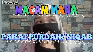 CARA PAKAI PURDAH NIQAB [upl. by Nady]