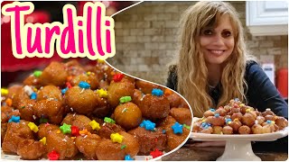 Calabrese Turdilli Italian Honey Balls Traditional Family Recipe [upl. by Patton]