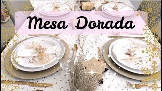 MESA NAVIDEÑA V TODO AL DORADO GOLDEN CHRISTMAS [upl. by Aillij]