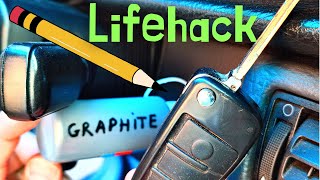 How to grease Car Ignition Lock cylinder  Dont use WD40 here  Use pencils [upl. by Naegem572]