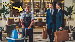 CEO Disguises as Janitor at Luxury Hotel Fires Entire Staff After They Humiliate Him [upl. by Caleb203]