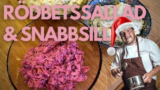 MICKES JULSTÖK  Rödbetssallad och snabbsill till julbordet [upl. by Jacobine]