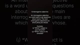 5Demonstrative adjective and 6Interrogative adjective [upl. by Anertal113]