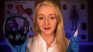 ASMR Detailed Ear Cleaning amp Hearing Test  Medical [upl. by Merralee182]