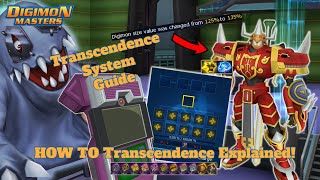 DMO Transcendence Guide  HOW TO Transcendence in DMO  Digimon Masters Online  GDMO Tutorial [upl. by Beckman26]