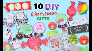 10 DIY BEST CHRISTMAS GIFT IDEAS  Gifts For Best Friend Family Secret Santa  Quick amp Easy [upl. by Sarette18]