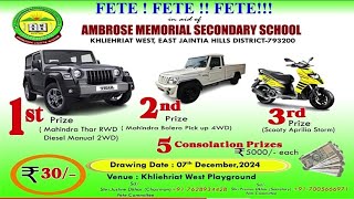 Results lucky draw Ambrose memorial secondary school khliehriat west mano banjop pait thar² [upl. by Hollie]